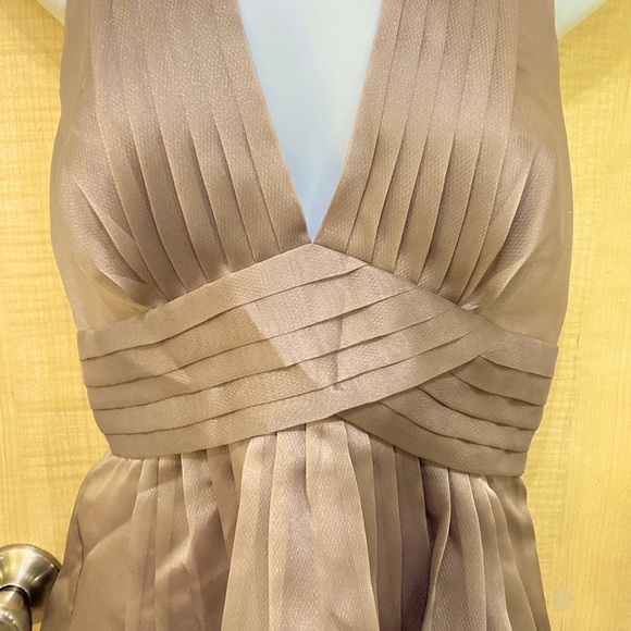 Max and Cleo “Diana” Organza Halter Midi Dress - Picture 6 of 16